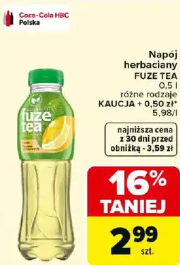 Carrefour Napój herbaciany FUZE TEA oferta