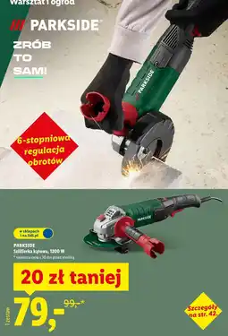 Lidl PARKSIDE Szlifierka kątowa, 1200 W oferta