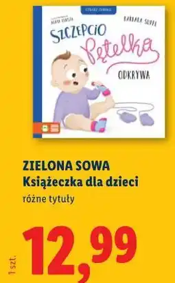 Lidl ZIELONA SOWA Książeczka dla dzieci Szczepcio i Pętelka oferta