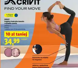 Lidl CRIVIT Legginsy funkcyjne damskie z wysokim stanem oferta