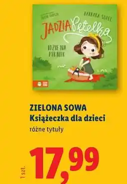 Lidl ZIELONA SOWA Książeczka dla dzieci Jadzia Pętelka oferta
