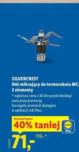 Lidl SILVERCREST Nóż miksujący do termorobota MC, 2 elementy oferta