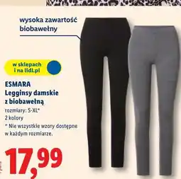 Lidl ESMARA Legginsy damskie z biobawełny oferta