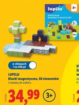 Lidl LUPILU Klocki magnetyczne, 50 elementów oferta
