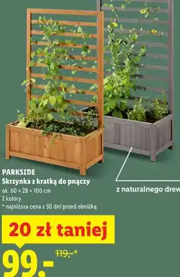 Lidl PARKSIDE Skrzynka z kratką do pnączy oferta
