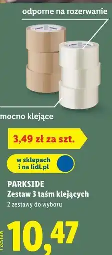 Lidl PARKSIDE Zestaw 3 taśm klejących oferta
