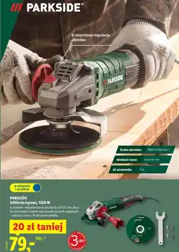 Lidl PARKSIDE Szlifierka kątowa, 1200 W oferta