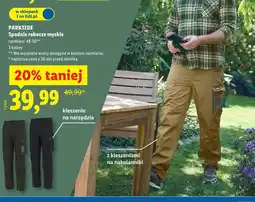 Lidl Parkside Spodnie robocze męskie oferta