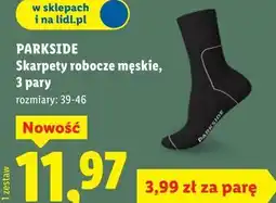 Lidl Parkside Skarpety robocze męskie, 3 pary oferta