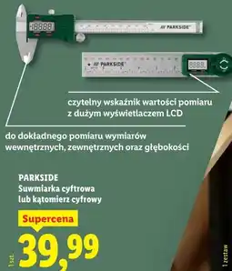 Lidl PARKSIDE Suwmiarka cyfrowa lub kątomierz cyfrowy oferta