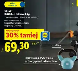 Lidl CRIVIT Kettlebell żeliwny oferta