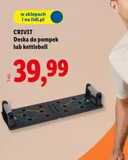 Lidl CRIVIT Deska do pompek lub kettlebell oferta