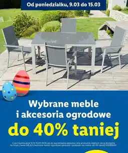 Lidl Wybrane meble i akcesoria ogrodowe oferta