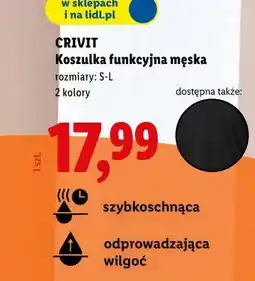 Lidl CRIVIT Koszulka funkcyjna męska oferta