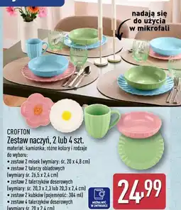 ALDI CROFTON Zestaw naczyń, 2 lub 4 szt oferta