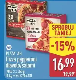 ALDI Pizza 'AH Pizza pepperoni diavolo/salami oferta