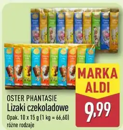 ALDI OSTER PHANTASIE Lizaki czekoladowe oferta
