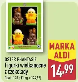 ALDI OSTER PHANTASIE Figurki wielkanocne z czekolady oferta