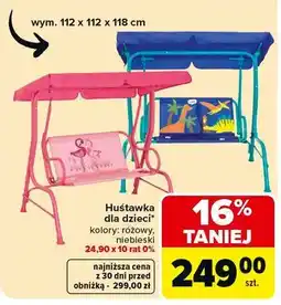 Carrefour Huśtawka dla dzieci oferta