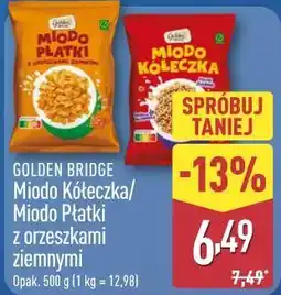 ALDI GOLDEN BRIDGE Miodo Kółeczka/ Miodo Płatki z orzeszkami ziemnymi oferta