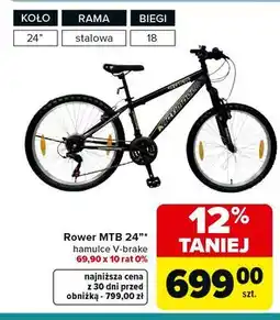 Carrefour Rower 24 Mtb oferta