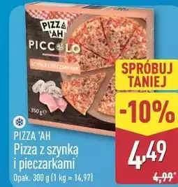 ALDI Pizza 'AH Pizza z szynką i pieczarkami oferta