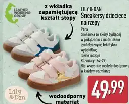 ALDI Lily & Dan Sneakersy dziecięce na rzepy oferta