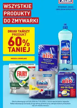 ALDI Wszystkie produkty do zmywarki oferta