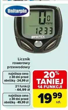 Carrefour Licznik rowerowy 14 funkcji Profex oferta