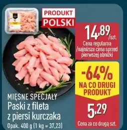 ALDI MIĘSNE SPECJAŁY Paski z fileta z piersi kurczaka oferta