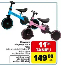 Carrefour Rowerek 3w1 pico blue Kidwell oferta