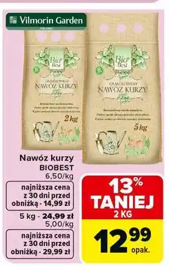 Carrefour Nawóz kurzy Bio Best oferta