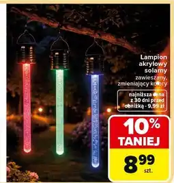 Carrefour Lampion akrylowy solarny oferta