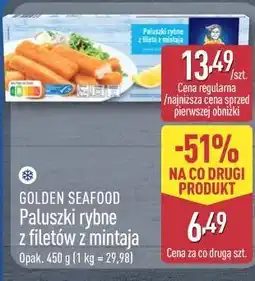 ALDI Golden Seafood Paluszki rybne z filetów z mintaja oferta