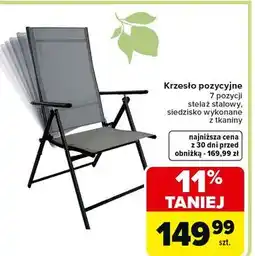 Carrefour Krzesło 7-pozycyjne oferta
