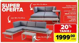 Carrefour Komplet mebli ogrodowych nelly oferta