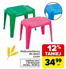 Carrefour Stolik dziecięcy lolek oferta