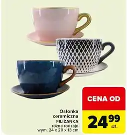 Carrefour Osłonka filiżanka oferta