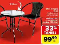 Carrefour Stół vigo 60 cm Ołer oferta