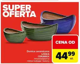 Carrefour Donica ceramiczna łódka oferta