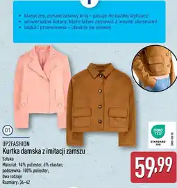 ALDI UP2FASHION Kurtka damska z imitacji zamszu oferta