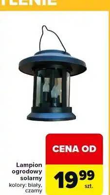 Carrefour Lampion metalowy solarny oferta