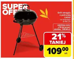 Carrefour Grill węglowy z pokrywą cadix oferta