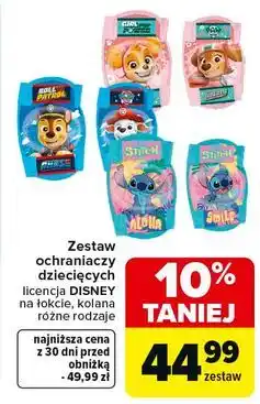 Carrefour Ochraniacze dla dzieci psi patrol oferta