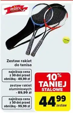 Carrefour Zestaw do badmintona aluminiowy Midex oferta
