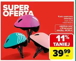 Carrefour Kask rowerowy dziecięcy rozm. m oferta