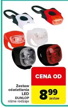 Carrefour Lampa rowerowa tylna Dunlop oferta