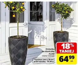 Carrefour Osłonka na doniczkę flow oferta