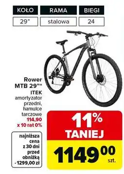 Carrefour Rower itek 29 oferta