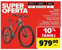 Carrefour Rower mtb 27.5 scrapper oferta
